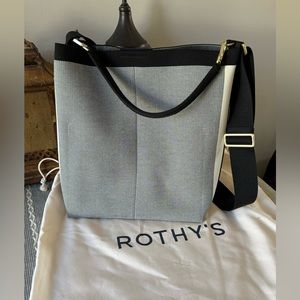 Rothys Grey Mist Bucket Bag